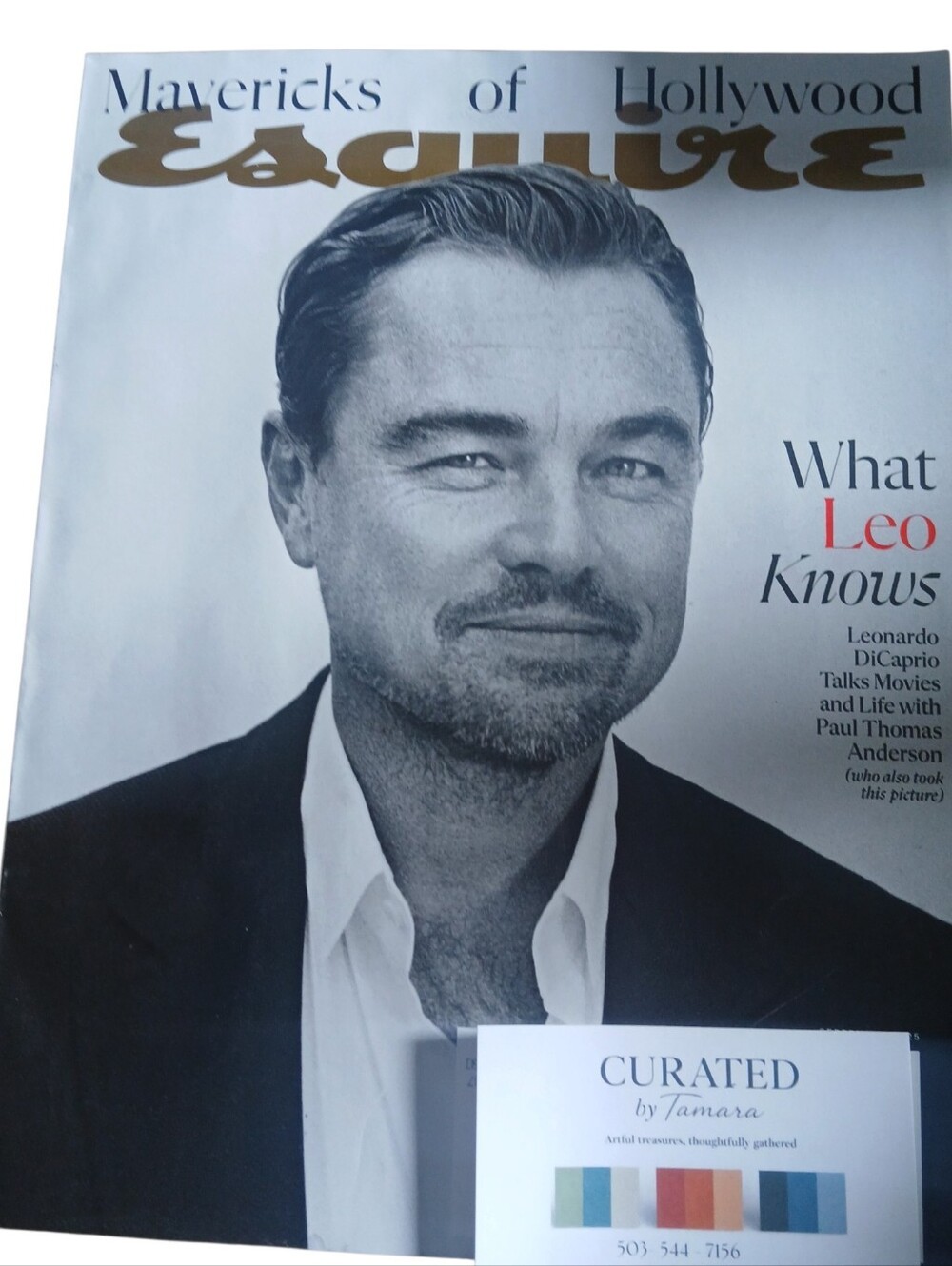 Esquire Magazine September 2025 Leonardo DiCaprio 'Mavericks Of Hollywood"